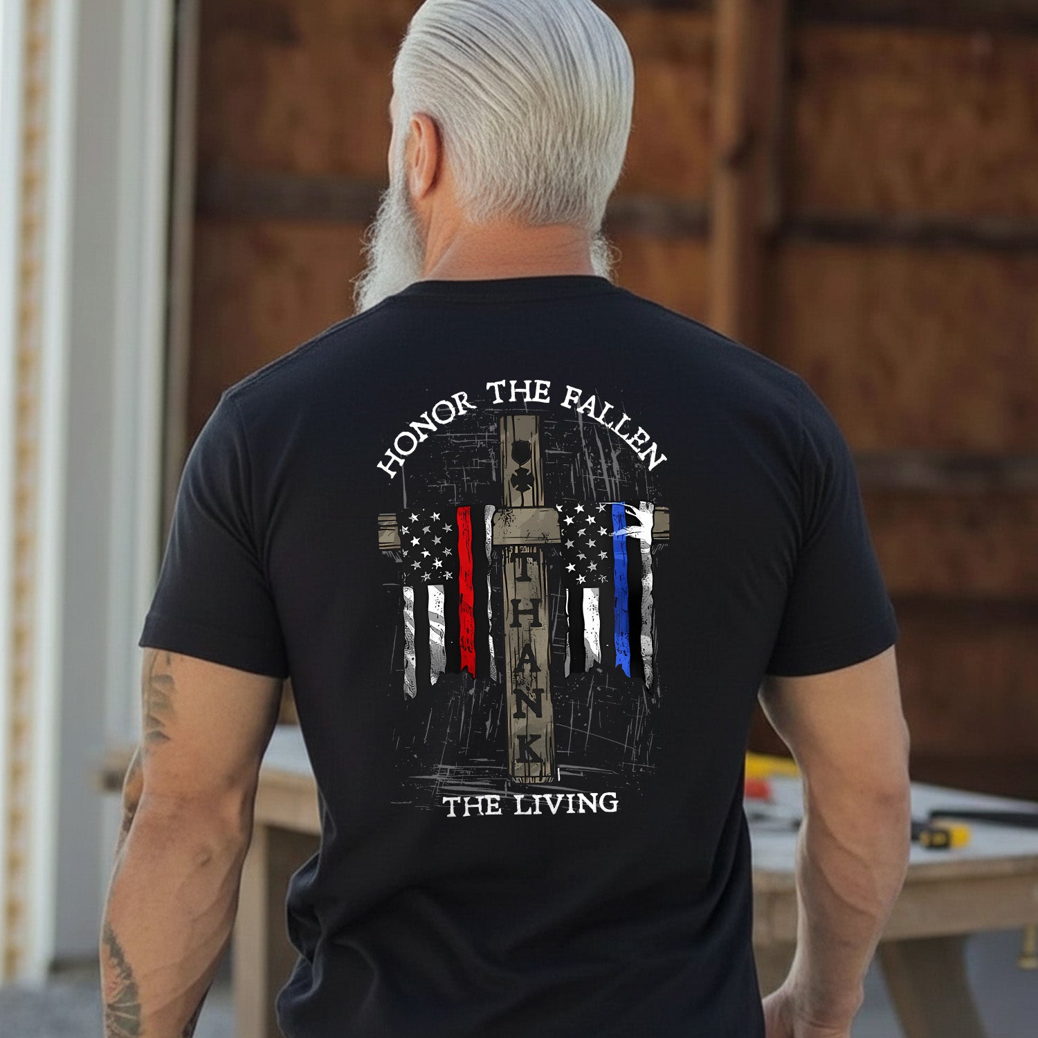 Honor the Fallen and Thank the Living T-Shirt Secondary image