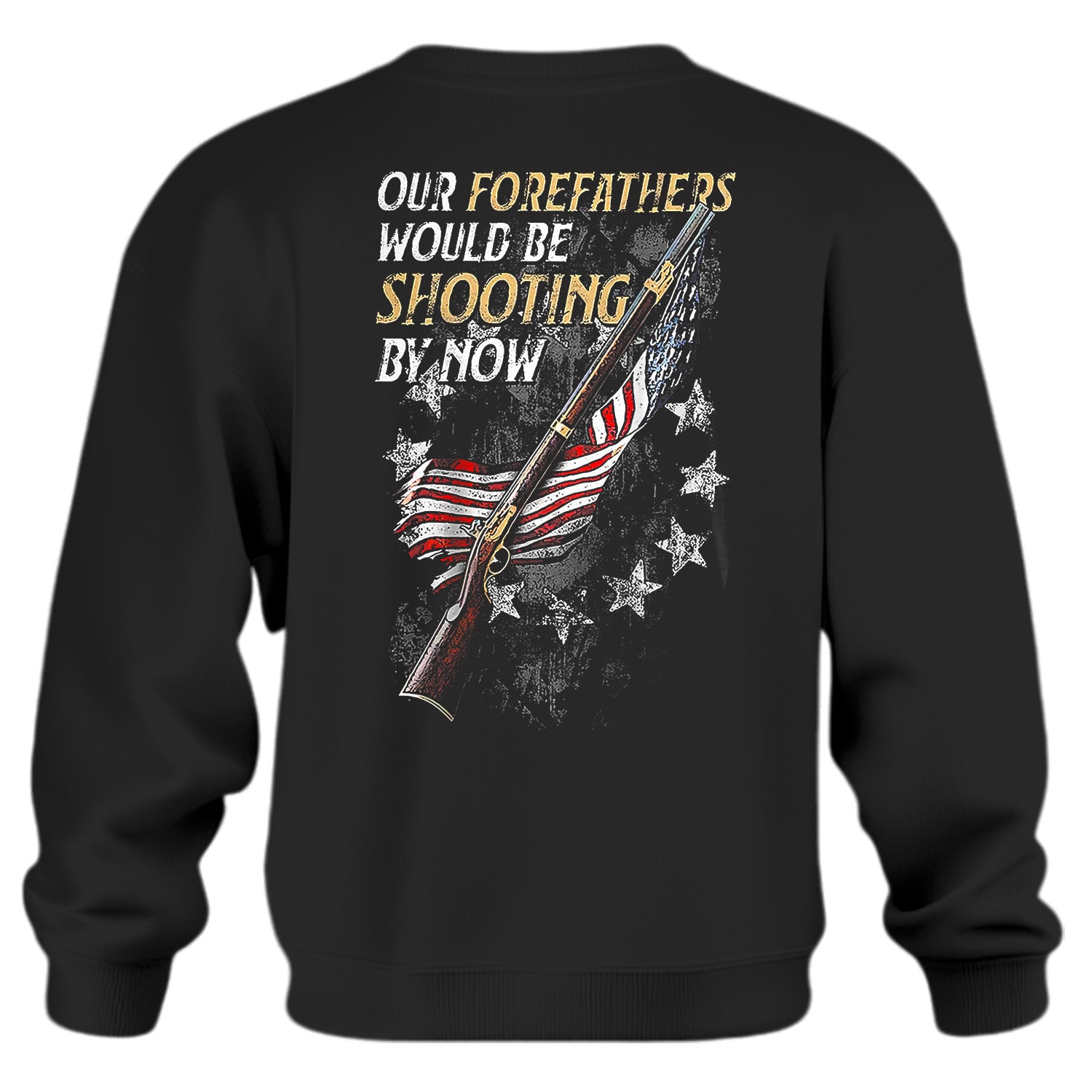 Patriotic Spirit for the Bold and Brave Sweatshirt