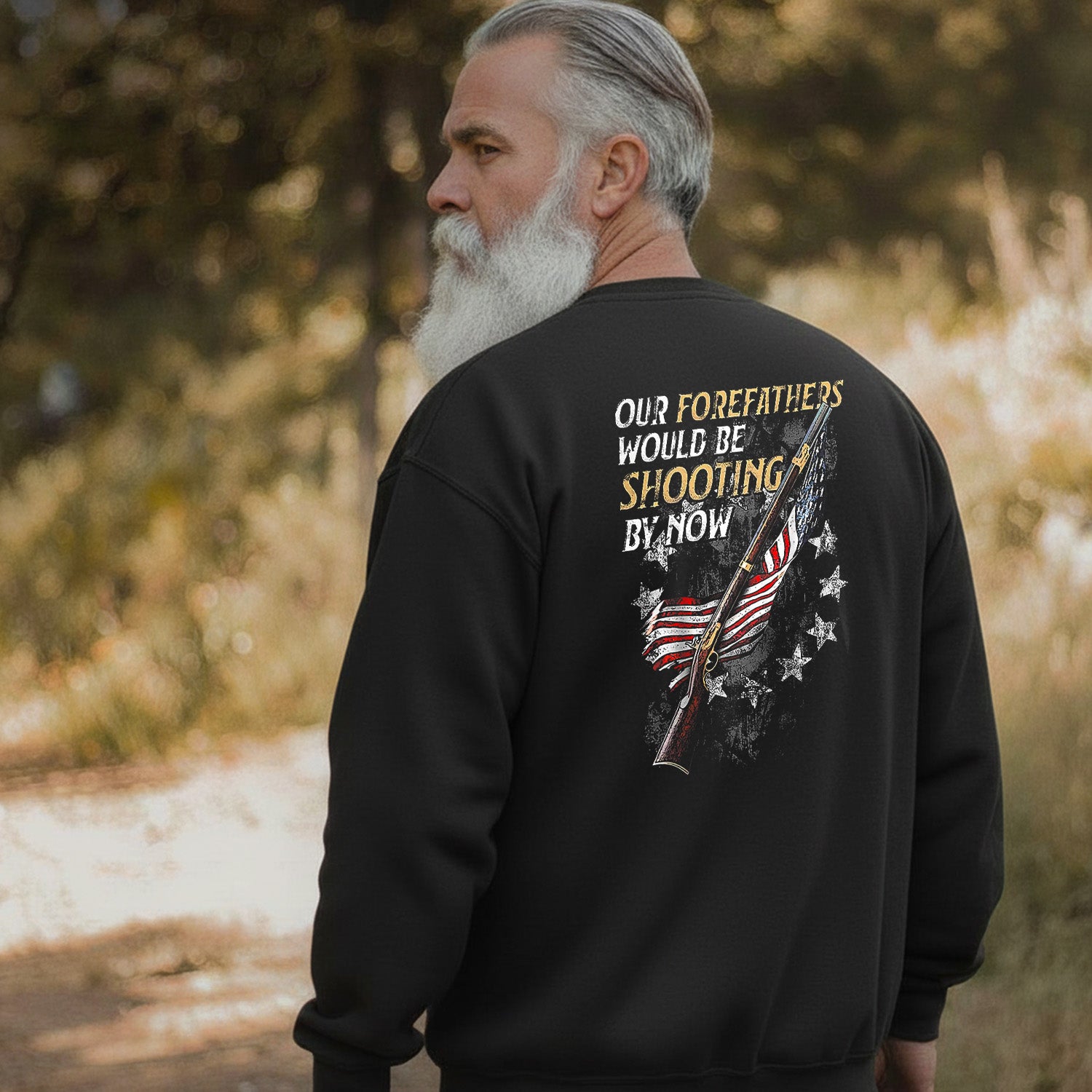 Patriotic Spirit for the Bold and Brave Sweatshirt