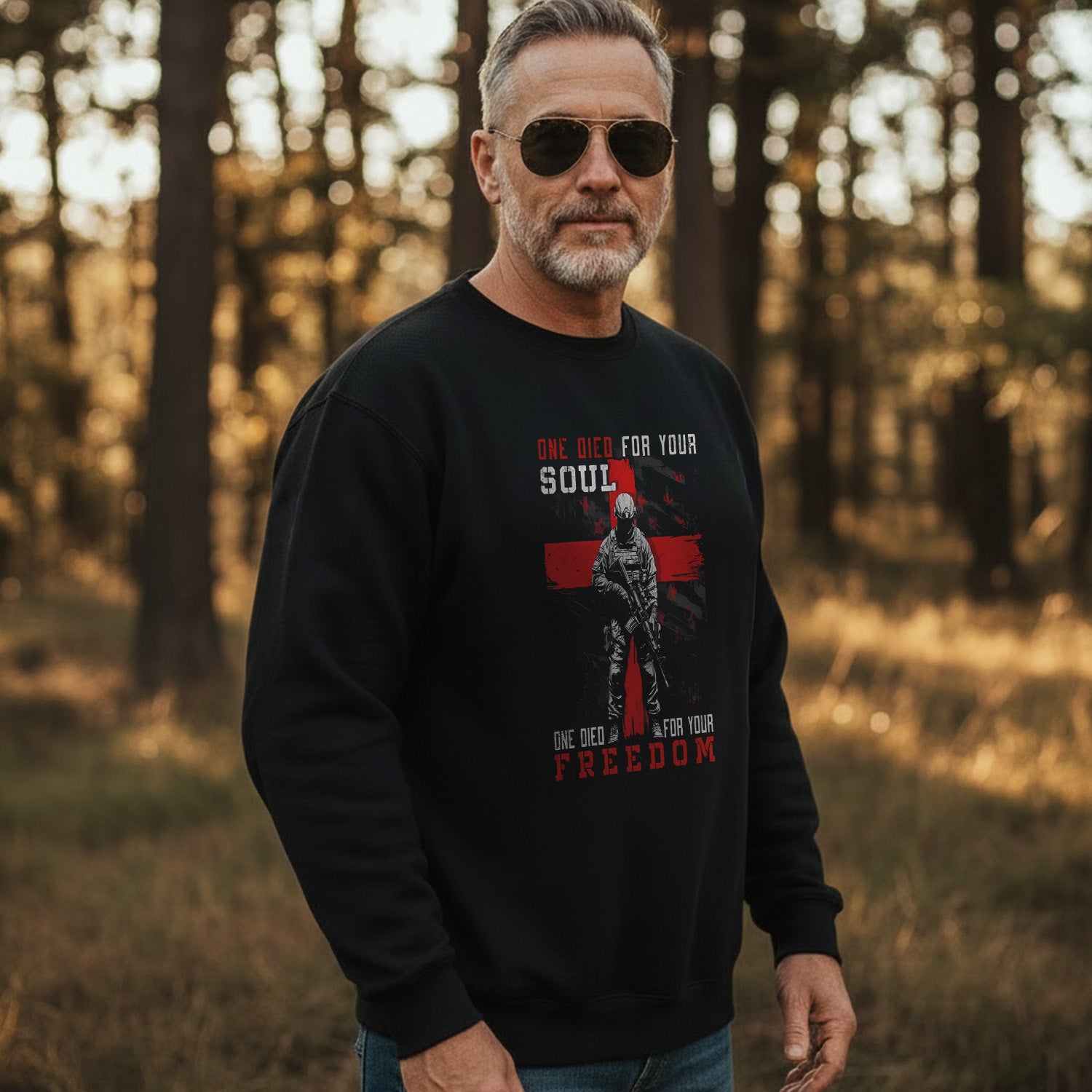Heroic Tribute to Freedom and Sacrifice Sweatshirt