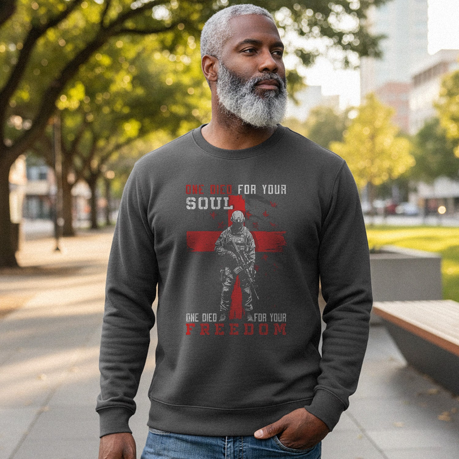 Heroic Tribute to Freedom and Sacrifice Sweatshirt