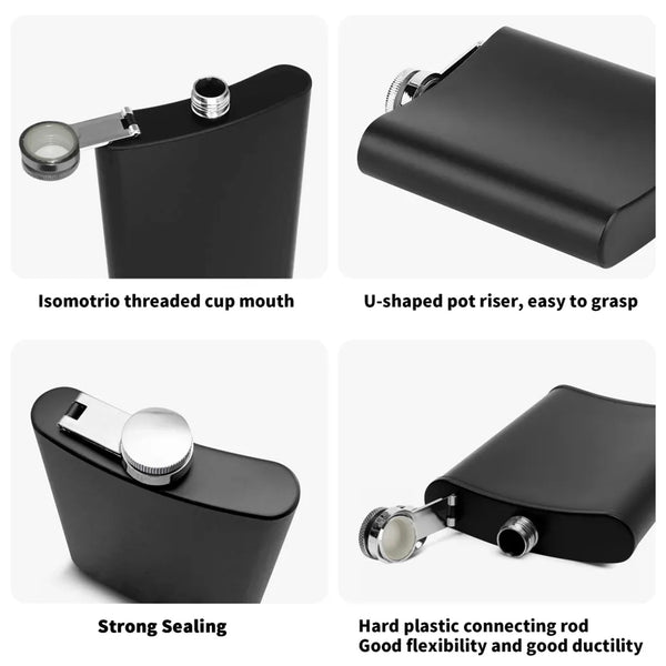 Legendary Air Force Tribute Gift Hip Flask Set