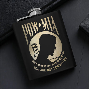 Honoring Those Who Are Not Forgotten Hip Flask Set