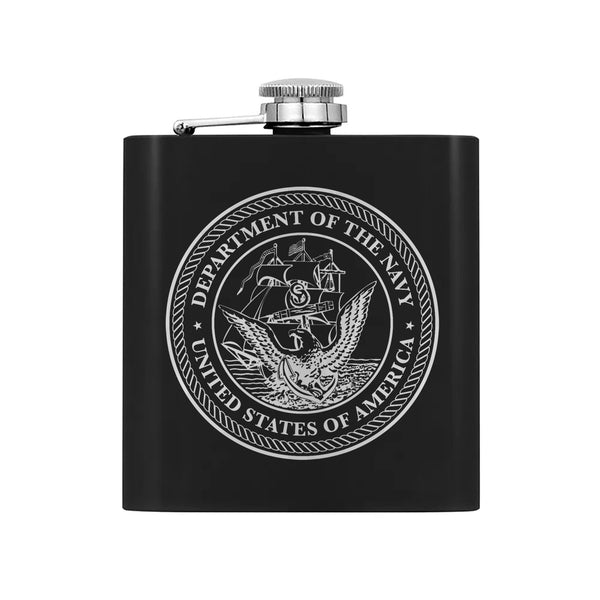 Nautical Gift Set for Navy Enthusiasts Hip Flask Set