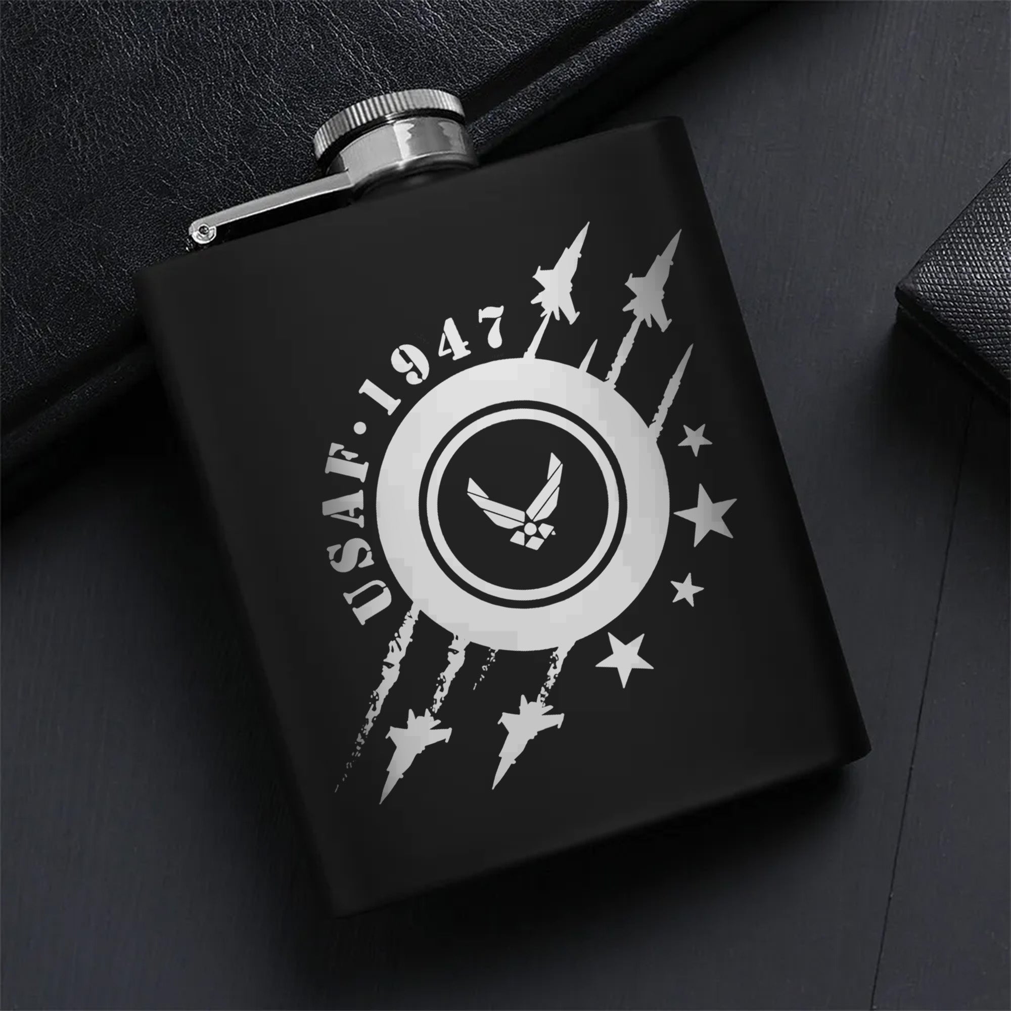 Air Force Heritage Gift Set Hip Flask Set