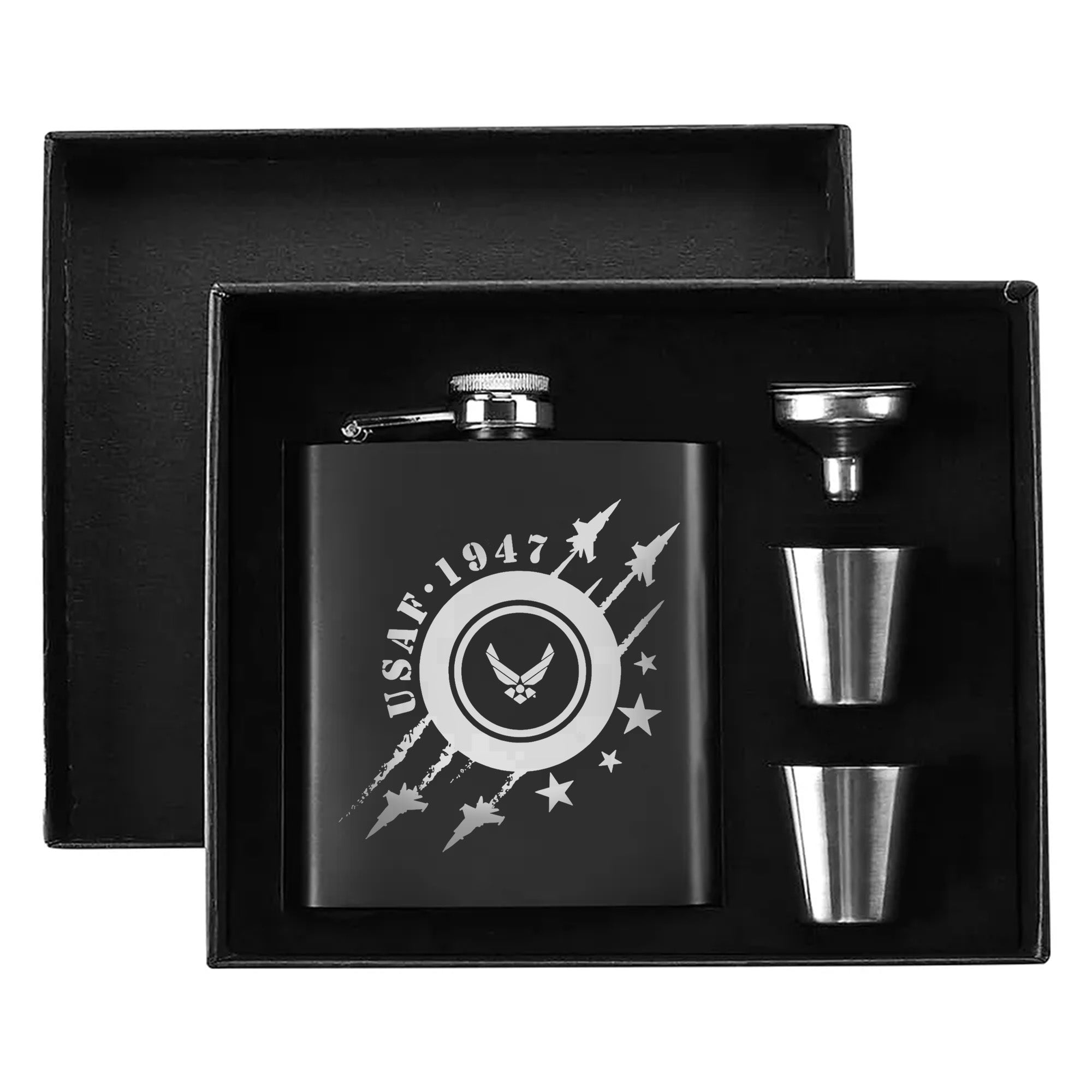 Air Force Heritage Gift Set Hip Flask Set