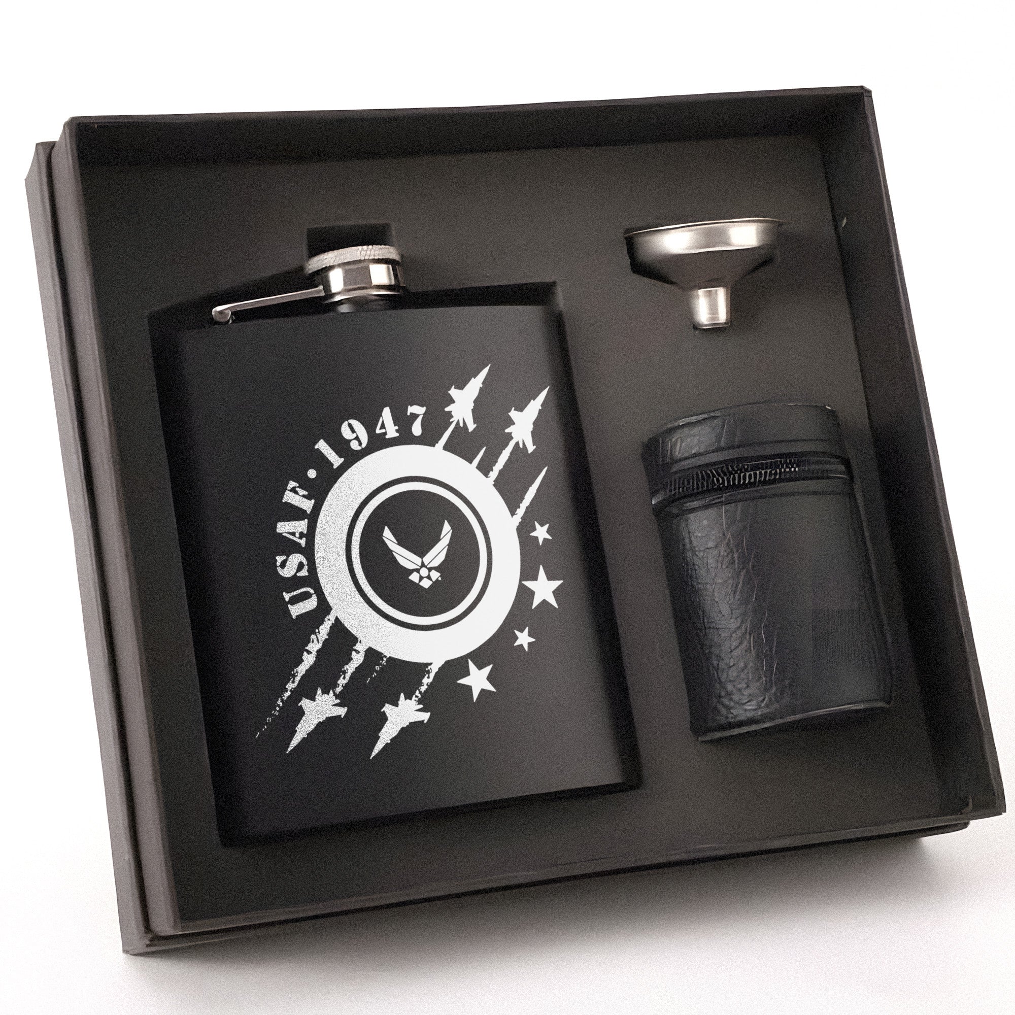 Air Force Heritage Gift Set Hip Flask Set