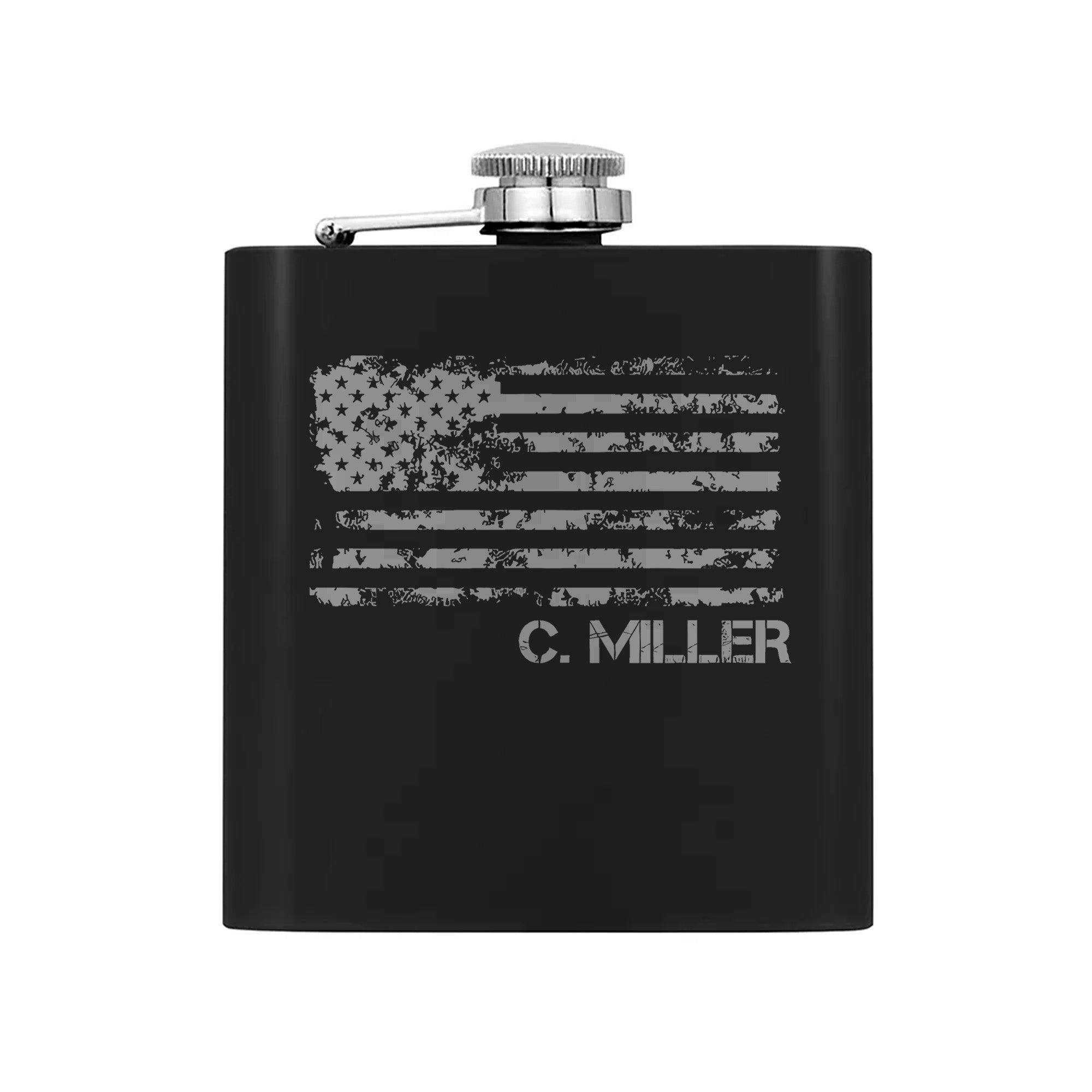 Patriotic Adventure Set for Men Hip Flask Set