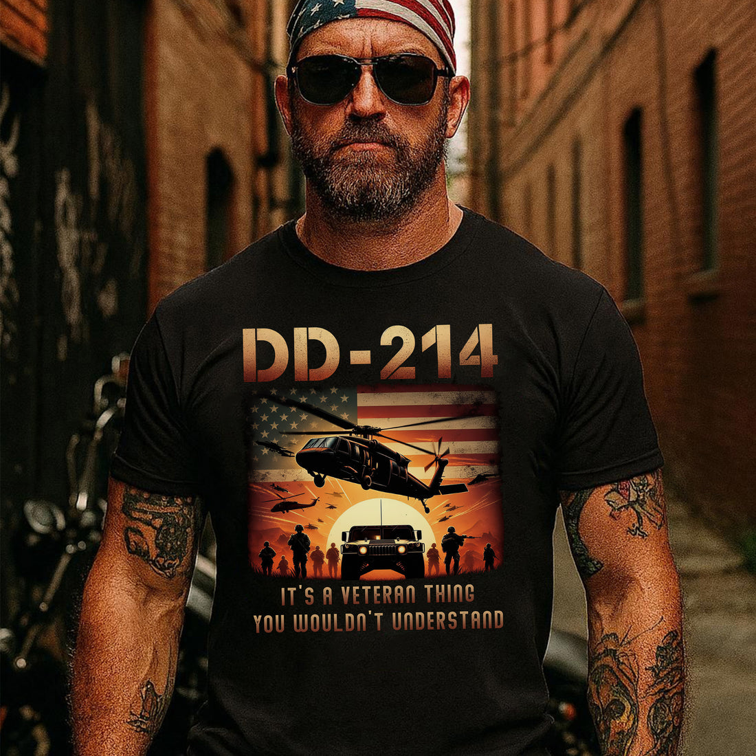 DD 214 It’s a Veteran Thing You Wouldn’t Understand US Military Pride T-Shirt