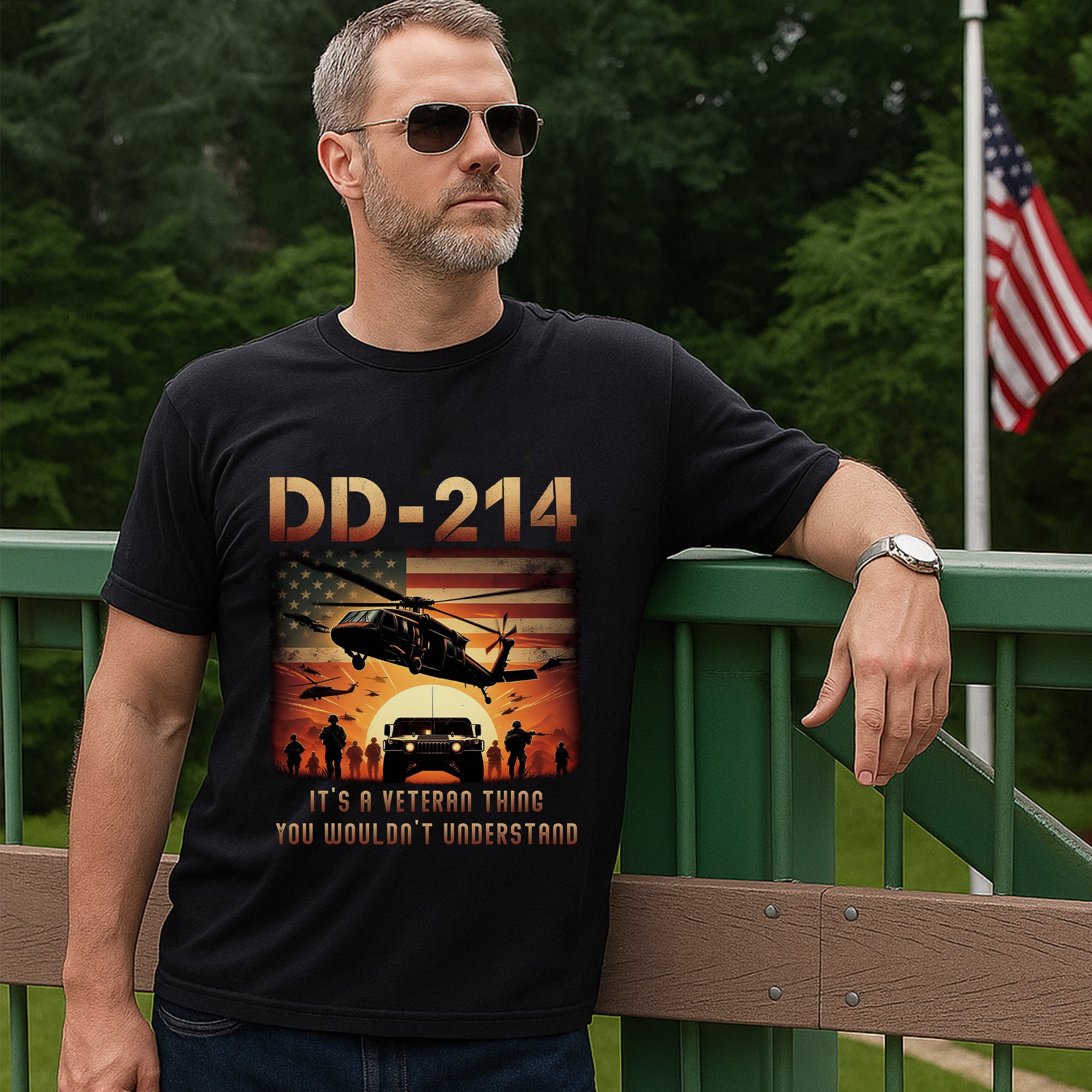 DD 214 It’s a Veteran Thing You Wouldn’t Understand US Military Pride T-Shirt