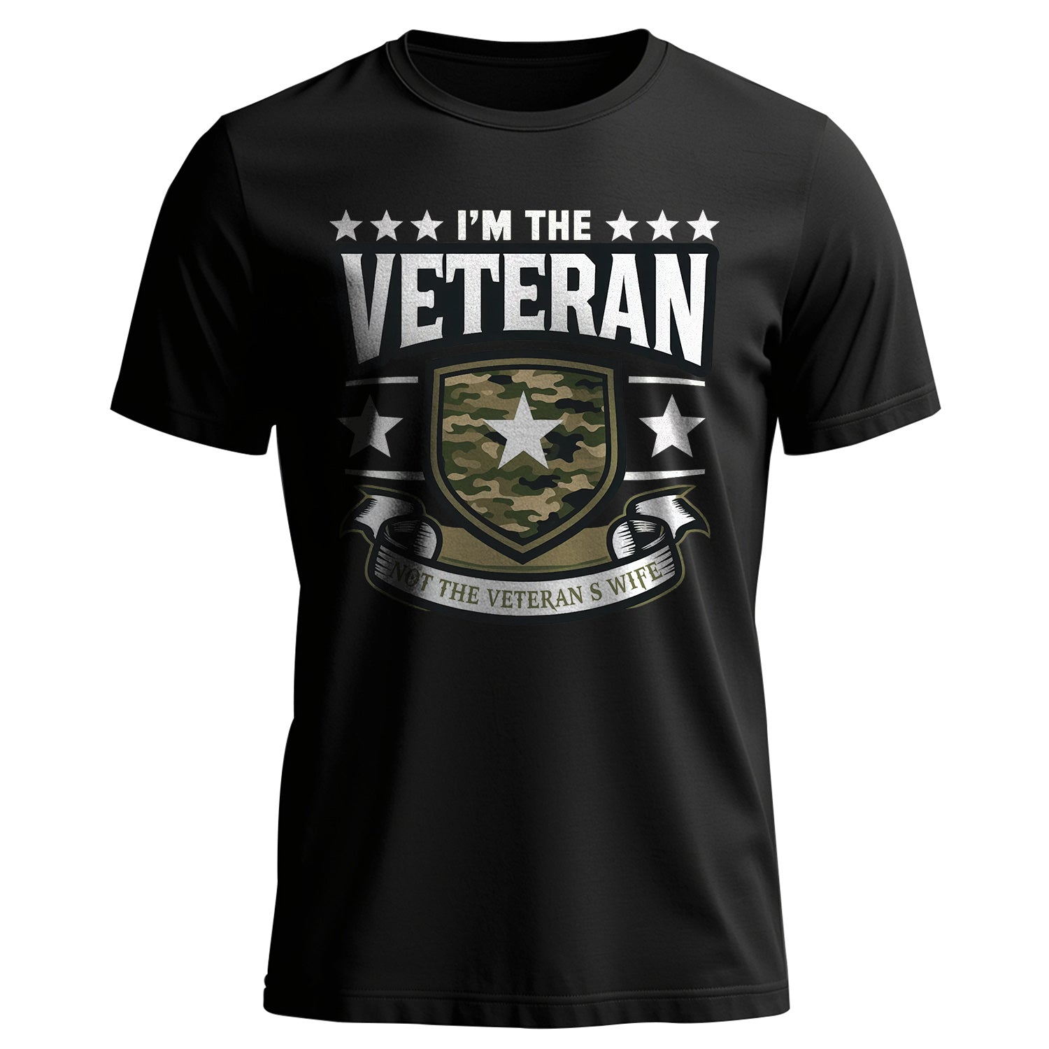 I’m the Veteran Not the Veteran’s Wife T-Shirt
