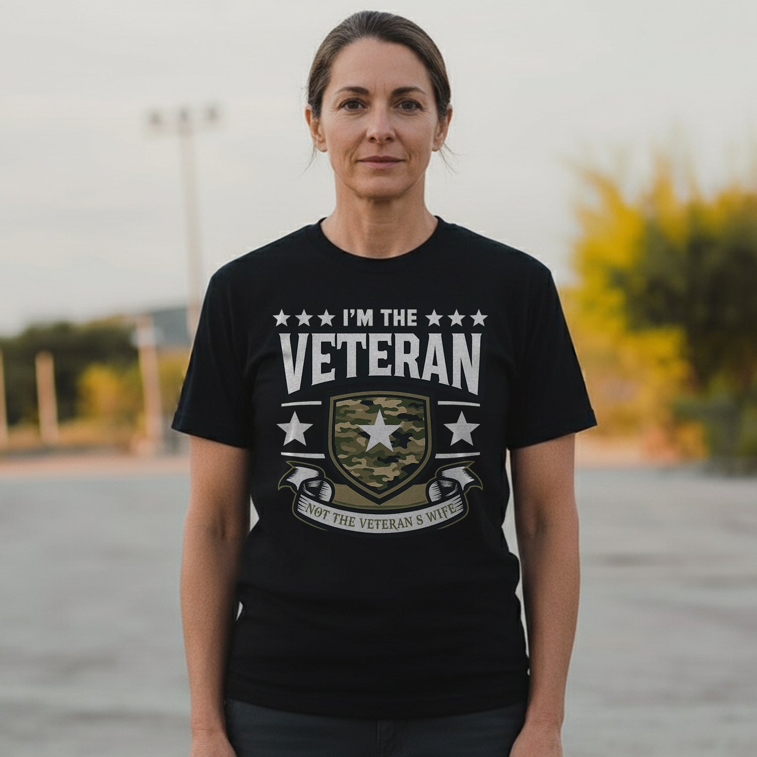 I’m the Veteran Not the Veteran’s Wife T-Shirt