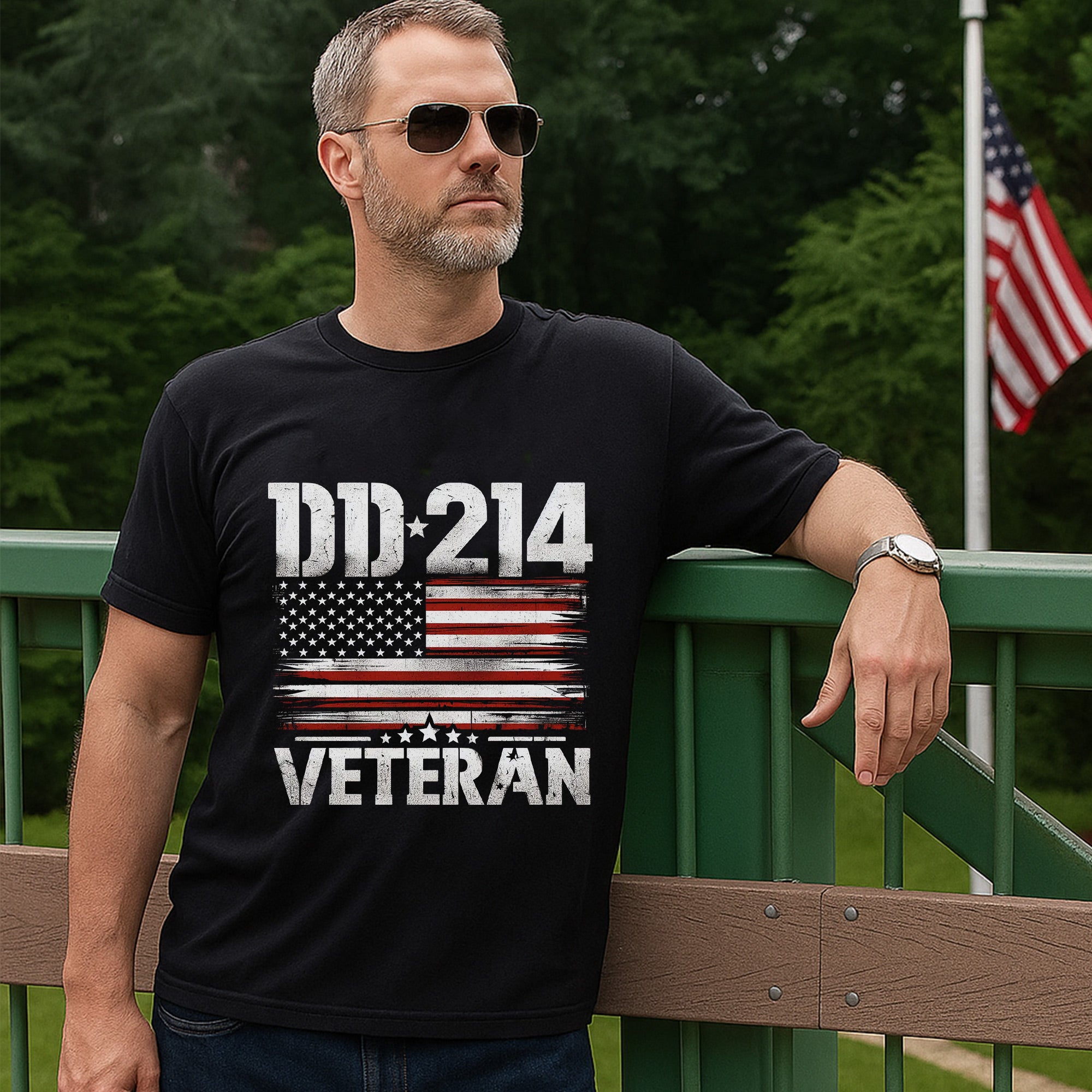 DD214 Veteran US Military Discharge Paper Proud American Veteran T-Shirt