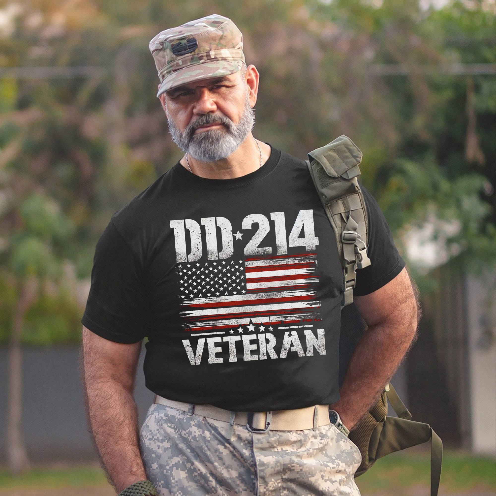 DD214 Veteran US Military Discharge Paper Proud American Veteran T-Shirt