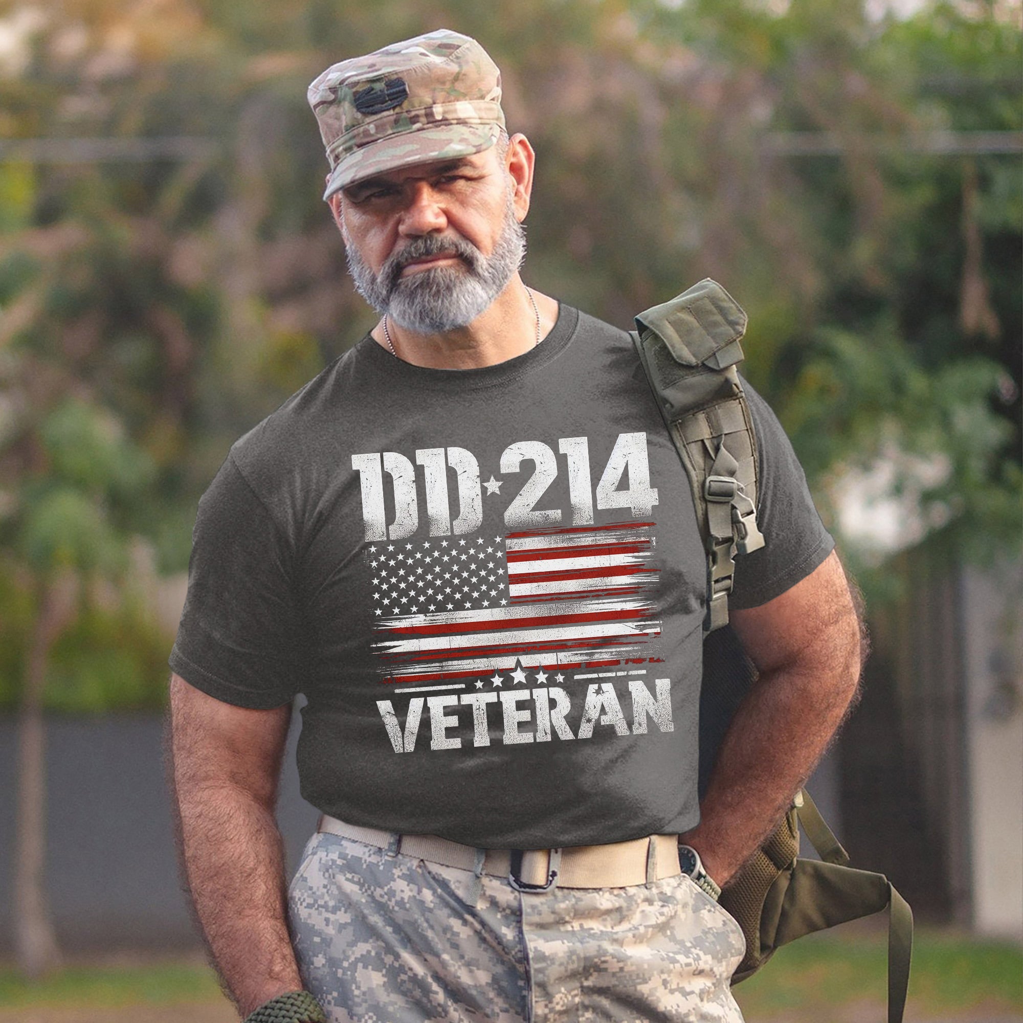 DD214 Veteran US Military Discharge Paper Proud American Veteran T-Shirt