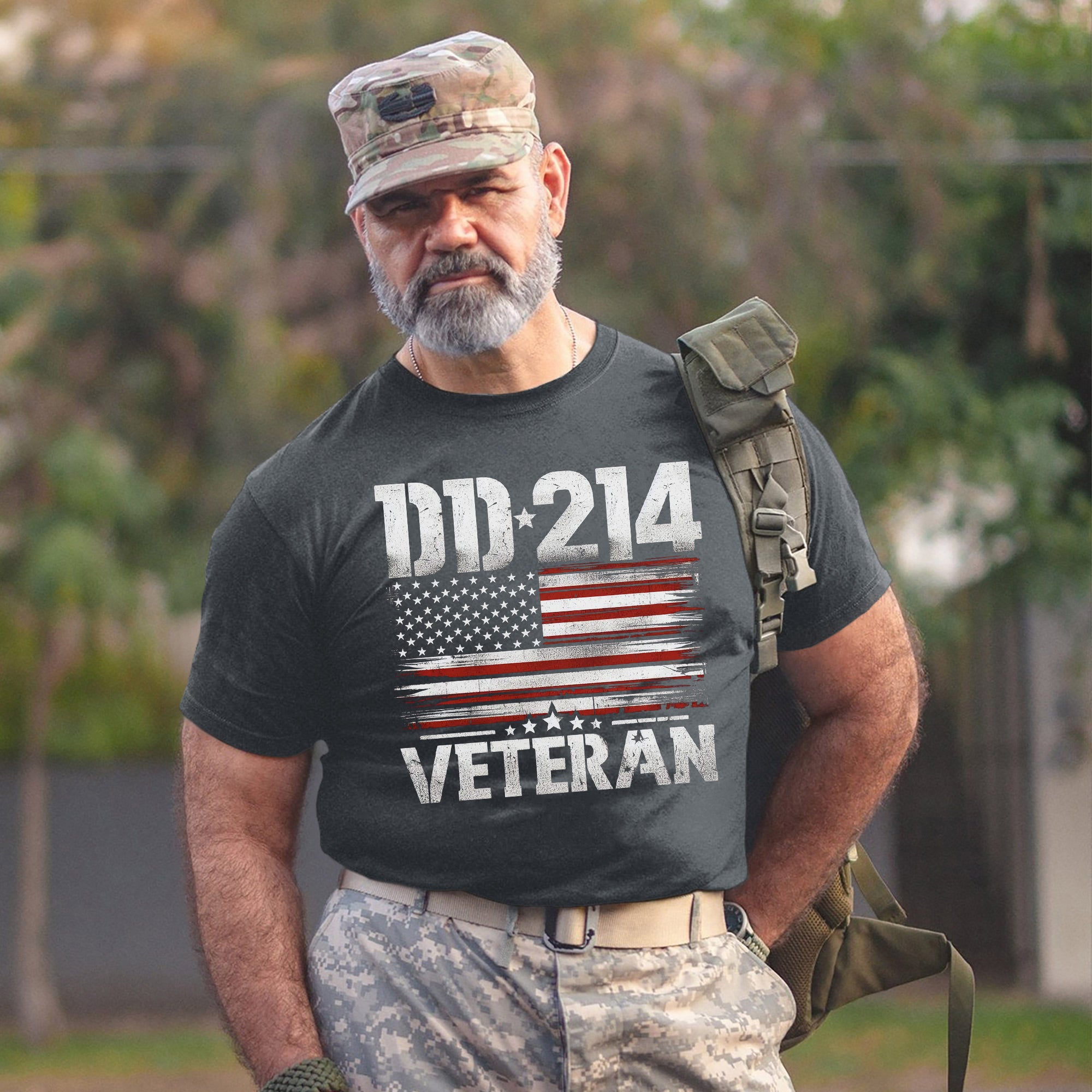 DD214 Veteran US Military Discharge Paper Proud American Veteran T-Shirt