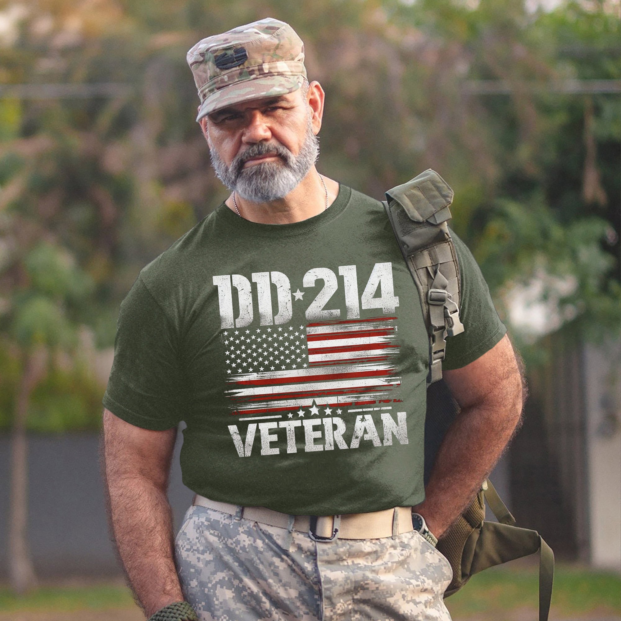 DD214 Veteran US Military Discharge Paper Proud American Veteran T-Shirt