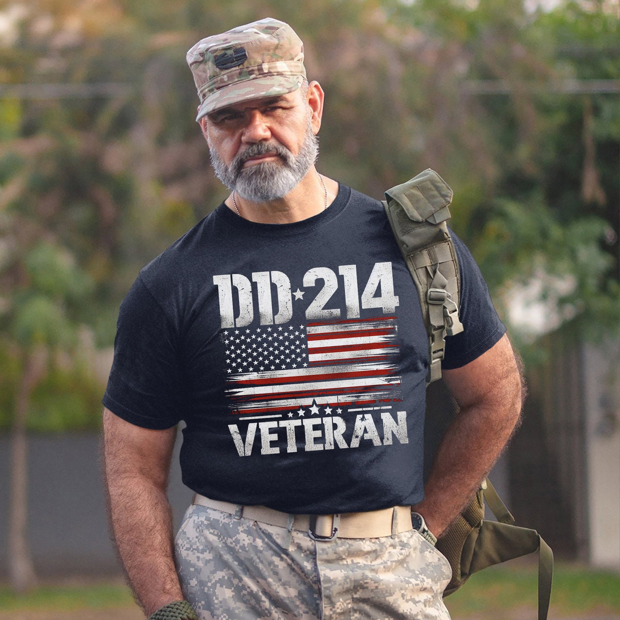 DD214 Veteran US Military Discharge Paper Proud American Veteran T-Shirt
