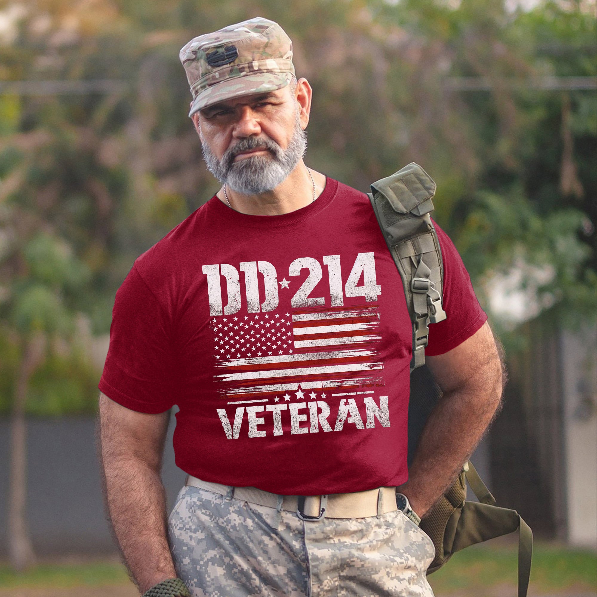 DD214 Veteran US Military Discharge Paper Proud American Veteran T-Shirt