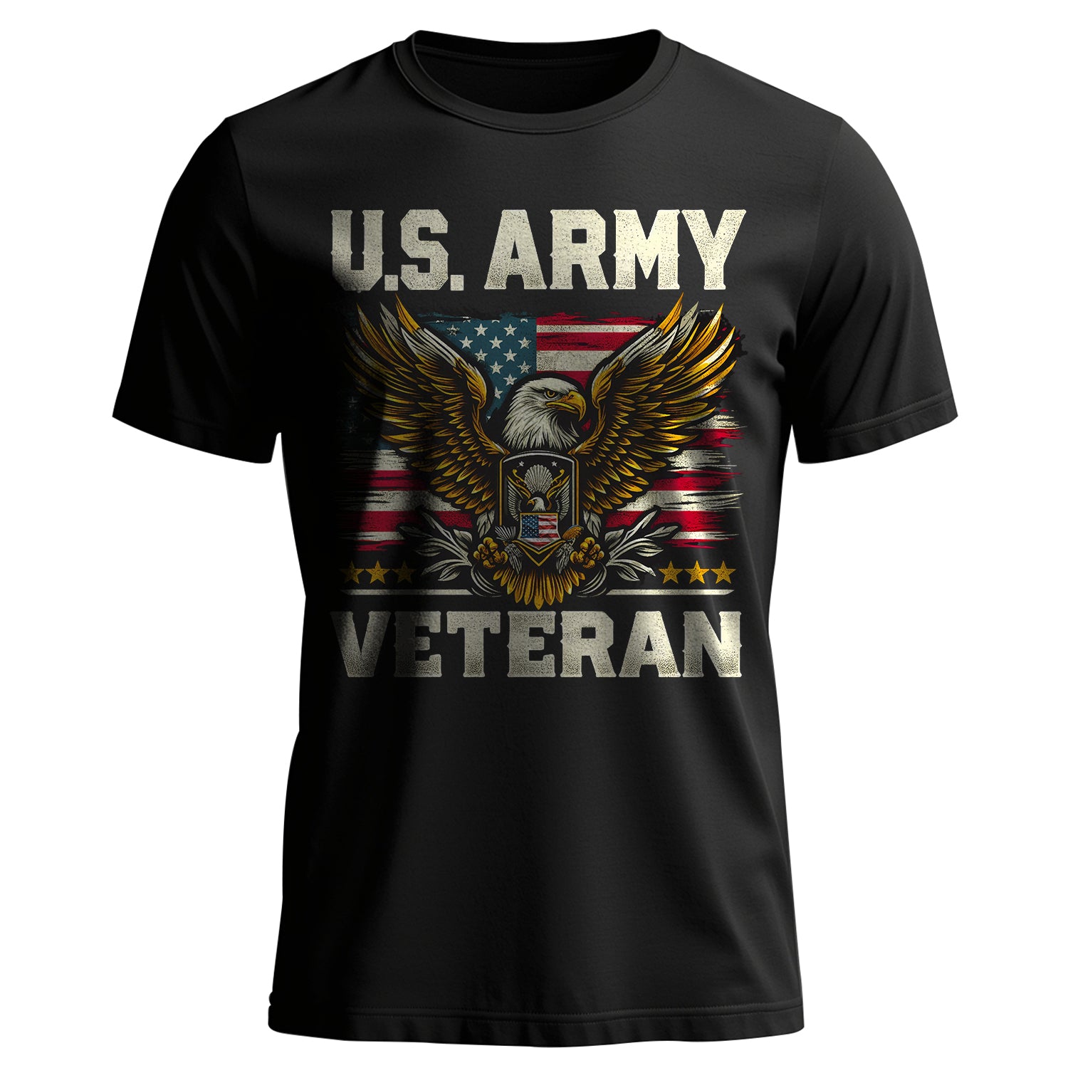 US Army Veteran Military Patriotic T-Shirt