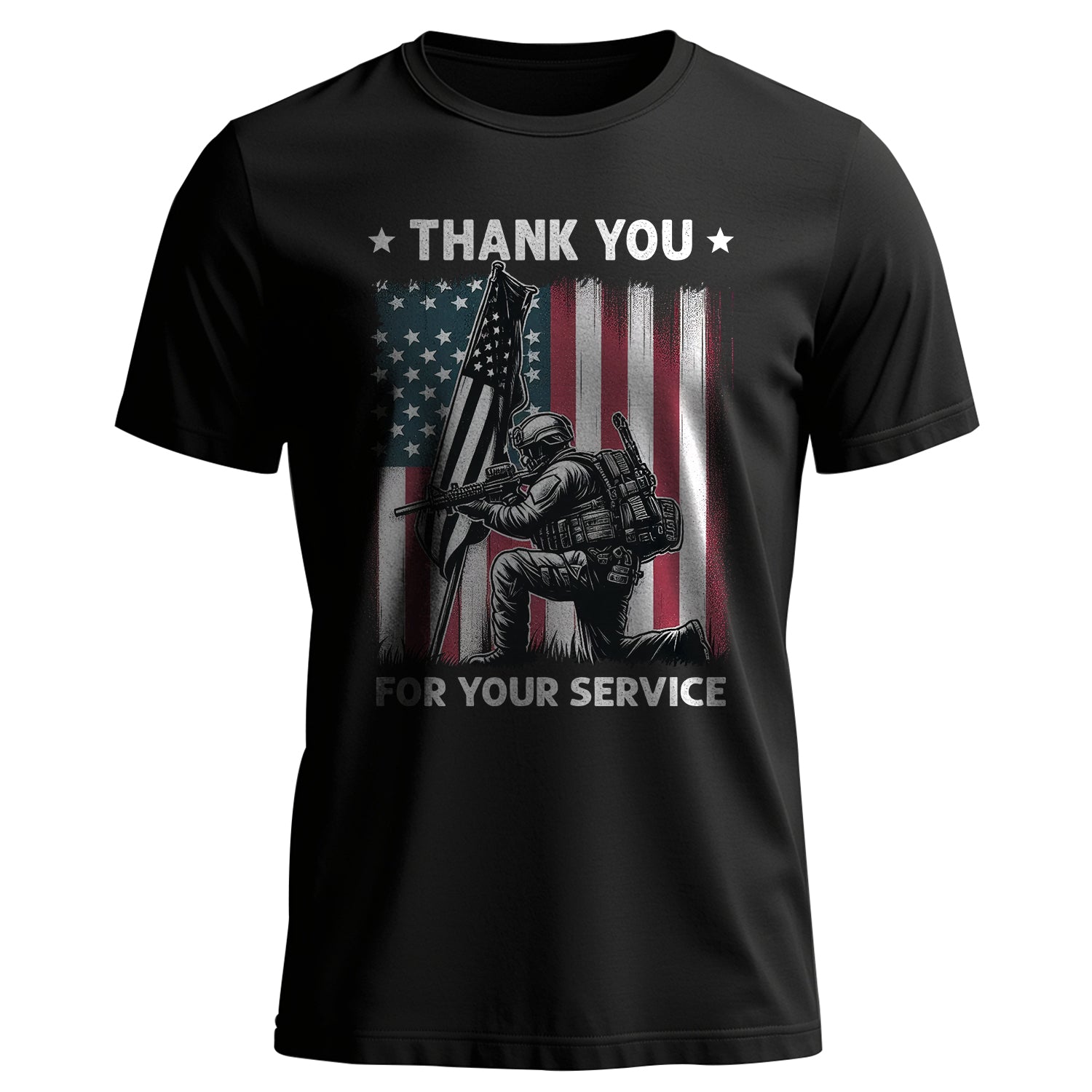 Thank You for Your Service Veteran Tribute T-Shirt