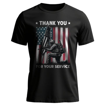 Thank You for Your Service Veteran Tribute T-Shirt