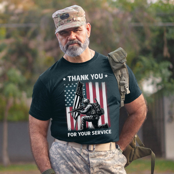 Thank You for Your Service Veteran Tribute T-Shirt