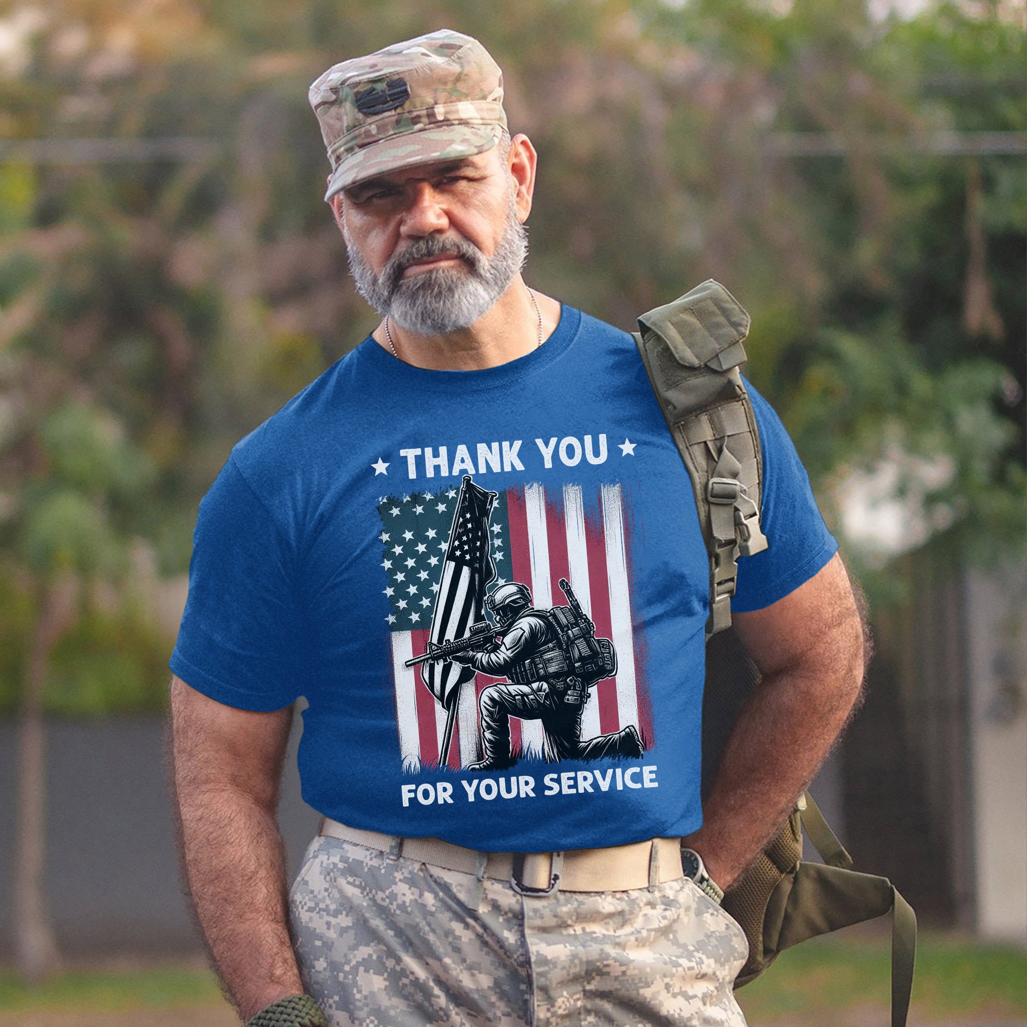 Thank You for Your Service Veteran Tribute US Military Patriotic T-Shirt