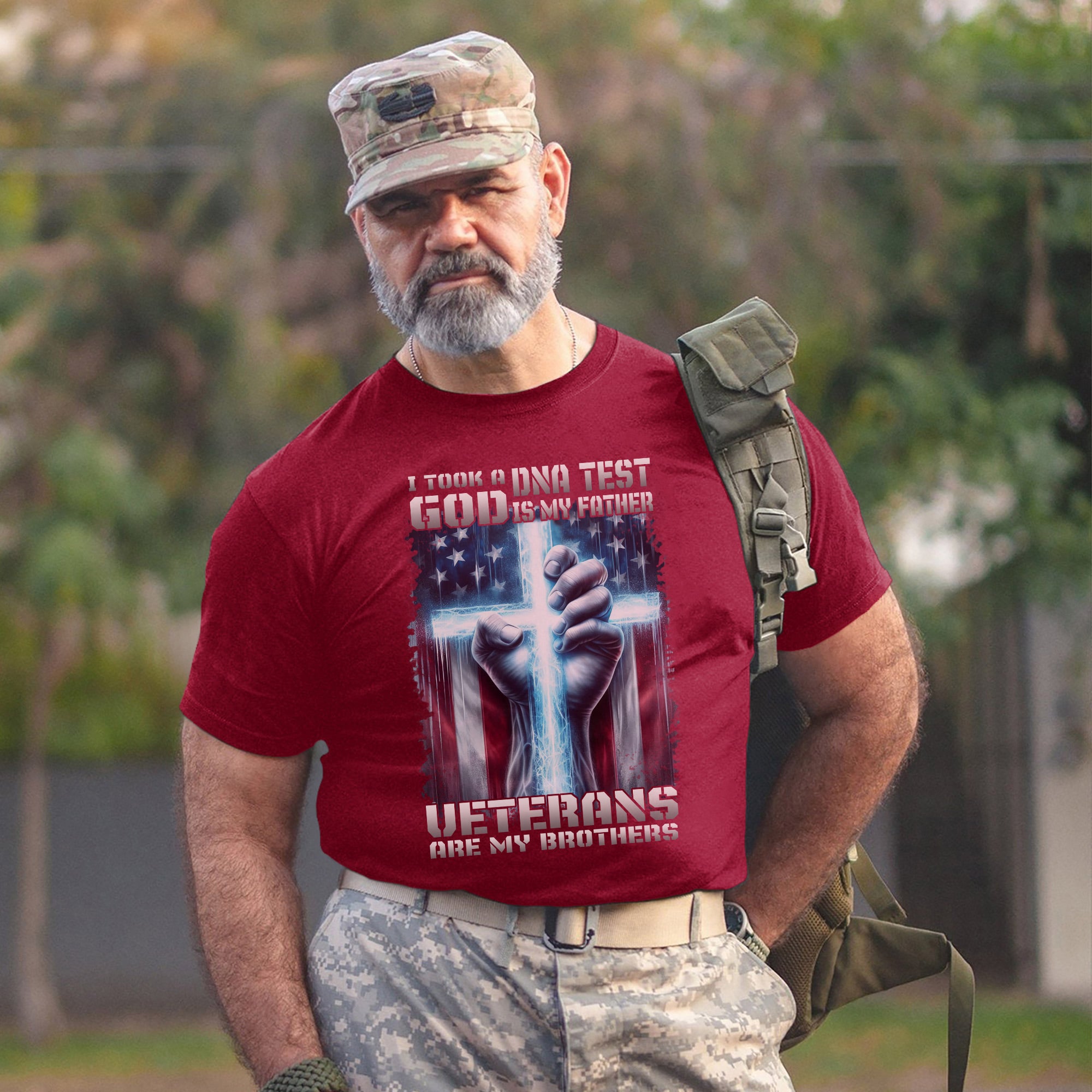 I Took A DNA Test God Is My Father Veterans Are My Brothers T-Shirt