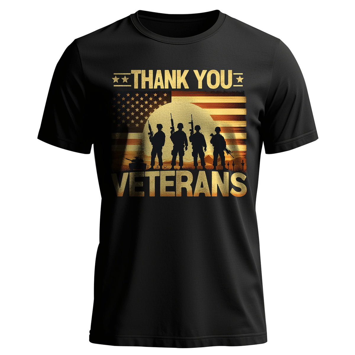 Thank You Veteran Patriotic Tribute US T-Shirt