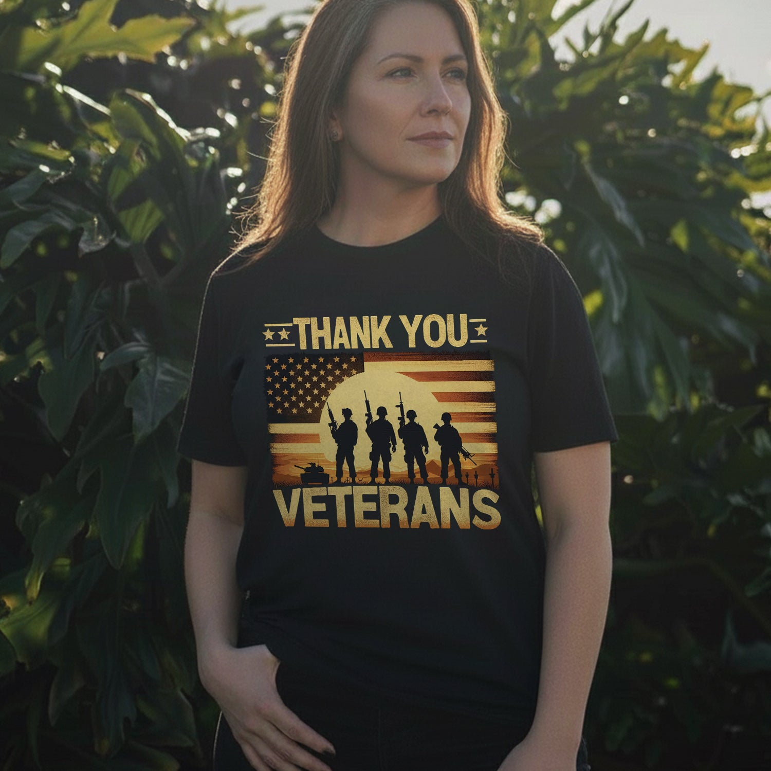 Thank You Veteran Patriotic Tribute US T-Shirt