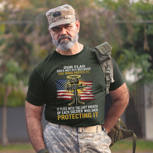 Our Flag Flies with Heroes’ Last Breath T-Shirt