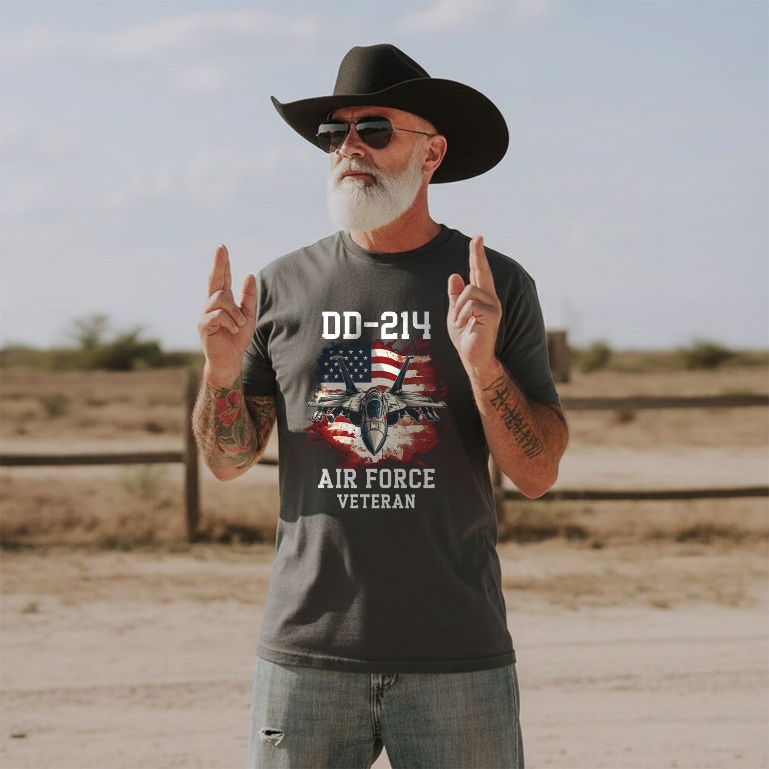 DD214 Air Force Veteran US Military T-Shirt