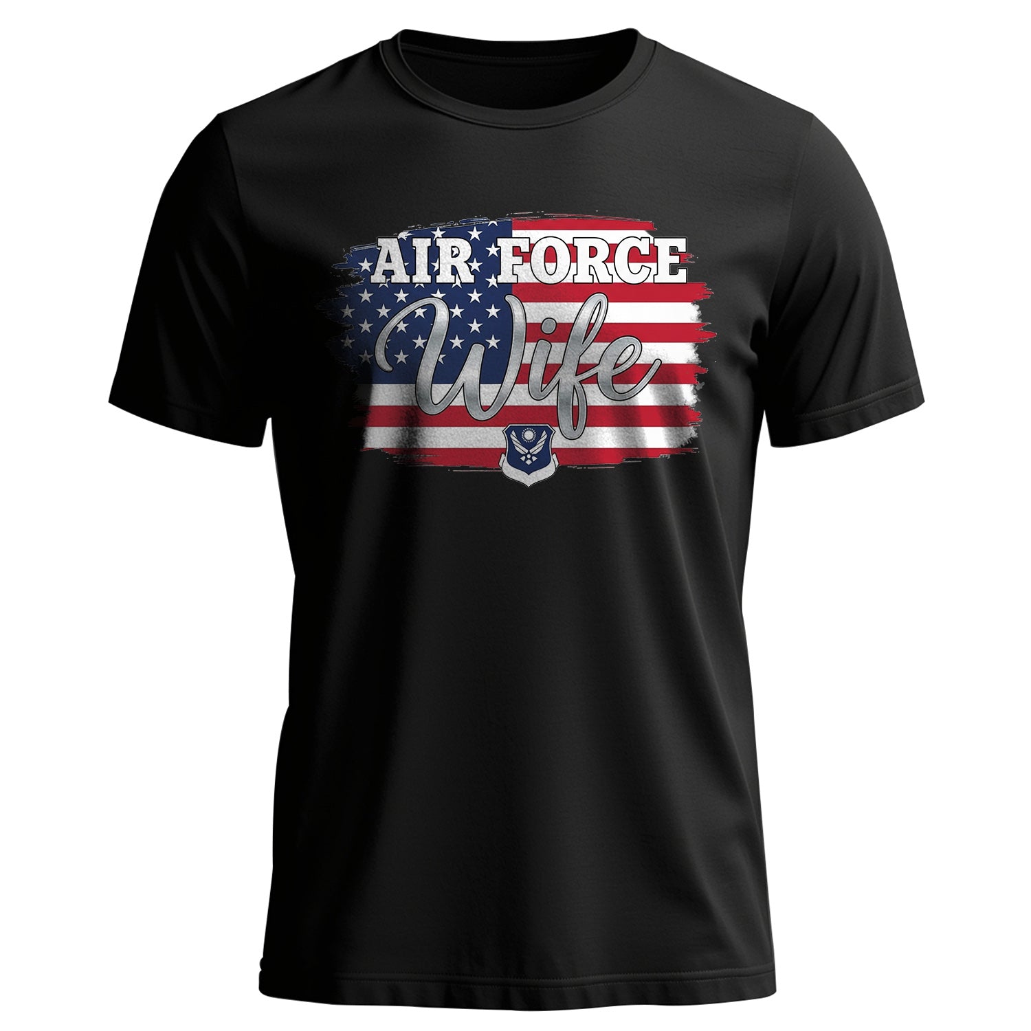 Air Force Wife US Military Patriotic T-Shirt