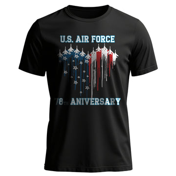 US Air Force 78th Anniversary Patriotic T-Shirt