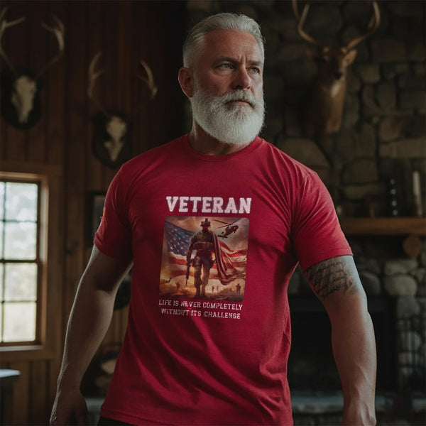 Veteran Life Is Never Completely Without Its Challenge T-Shirt
