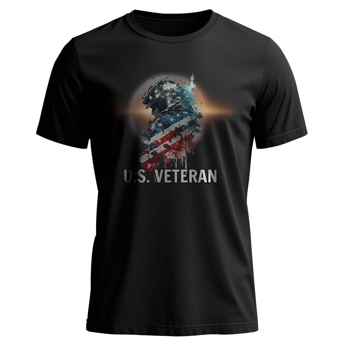 US Veteran Patriotic Military Tribute T-Shirt Main image