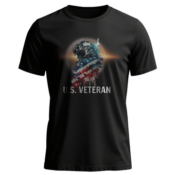 US Veteran Patriotic Military Tribute T-Shirt