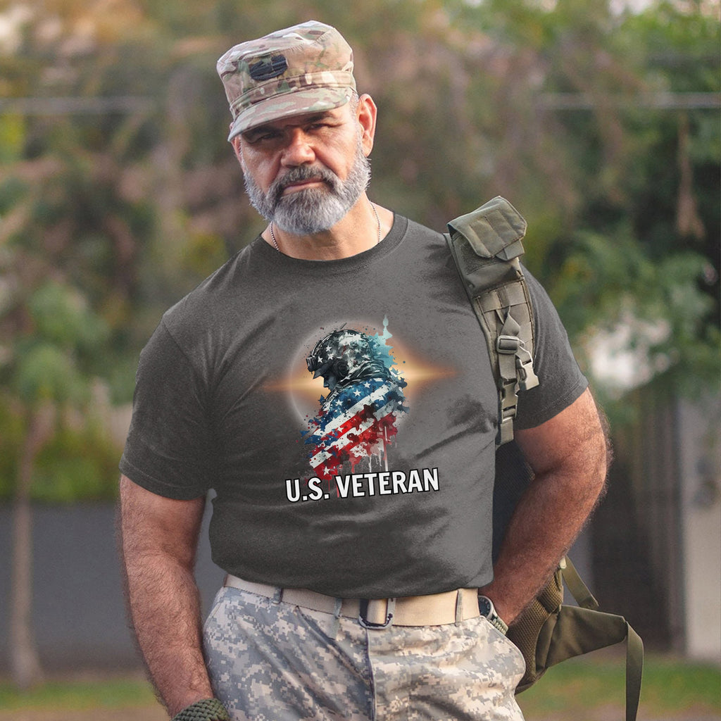 US Veteran Patriotic Military Tribute T-Shirt