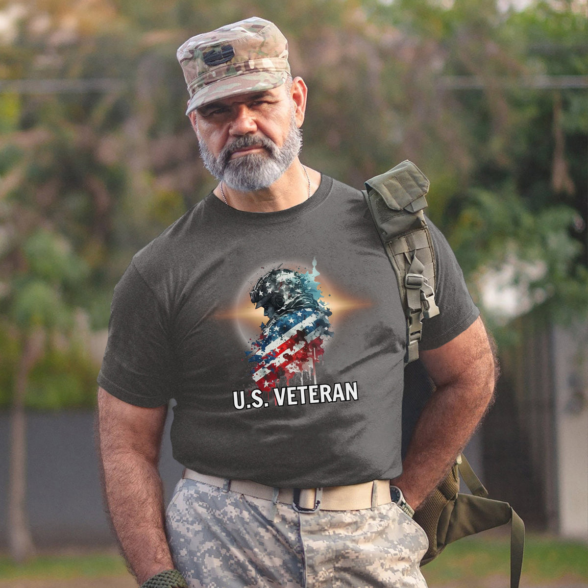 US Veteran Patriotic Military Tribute T-Shirt
