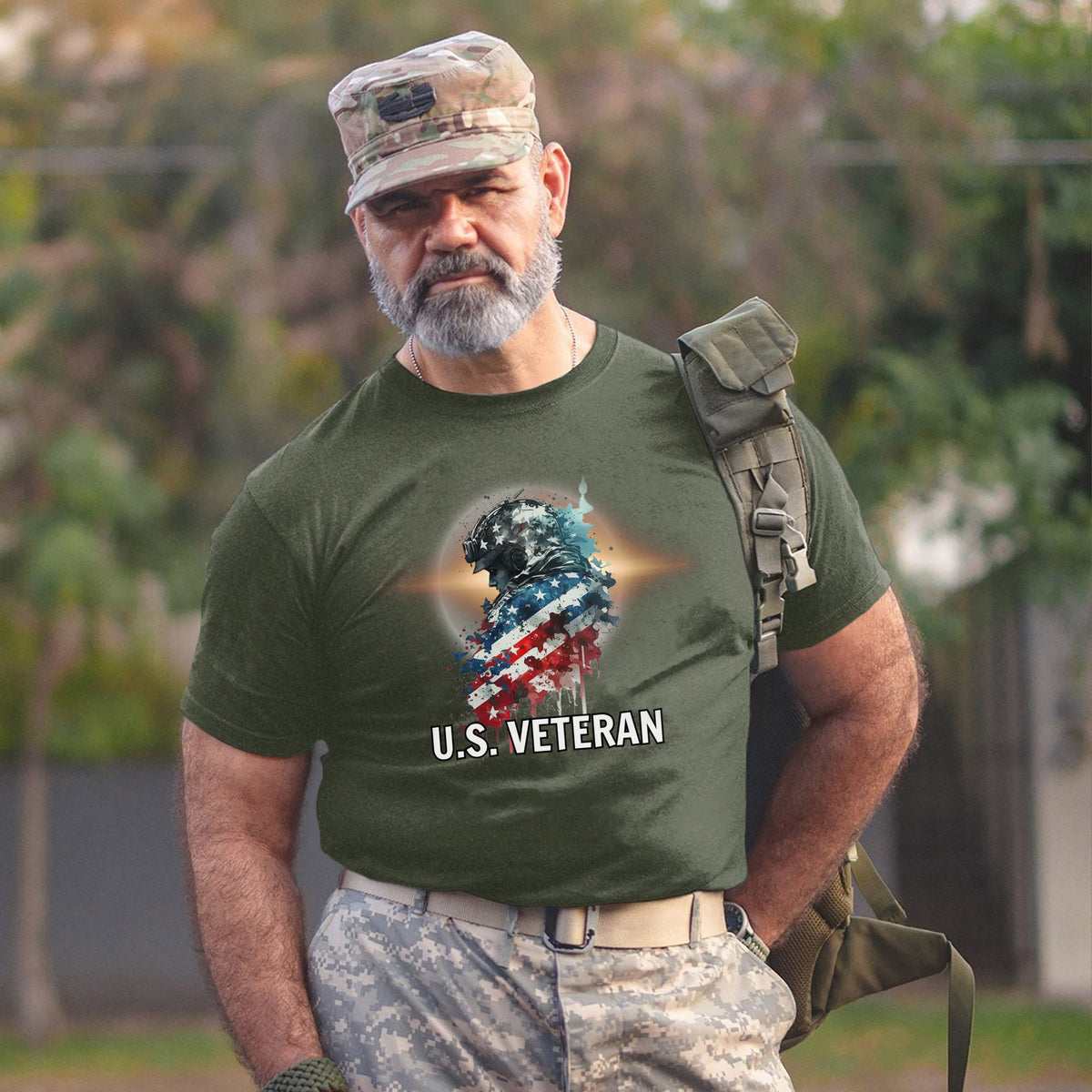 US Veteran Patriotic Military Tribute T-Shirt