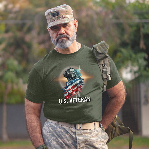 US Veteran Patriotic Military Tribute T-Shirt