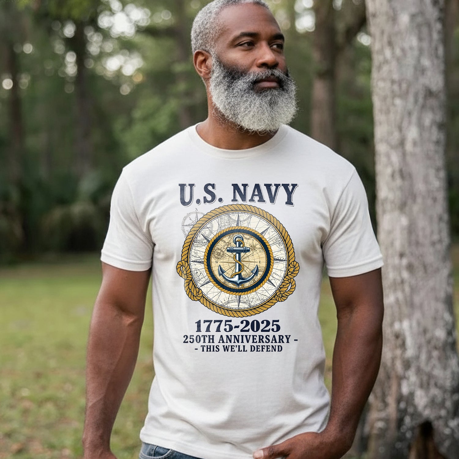 US Navy 250th Anniversary This We’ll T-Shirt Secondary image
