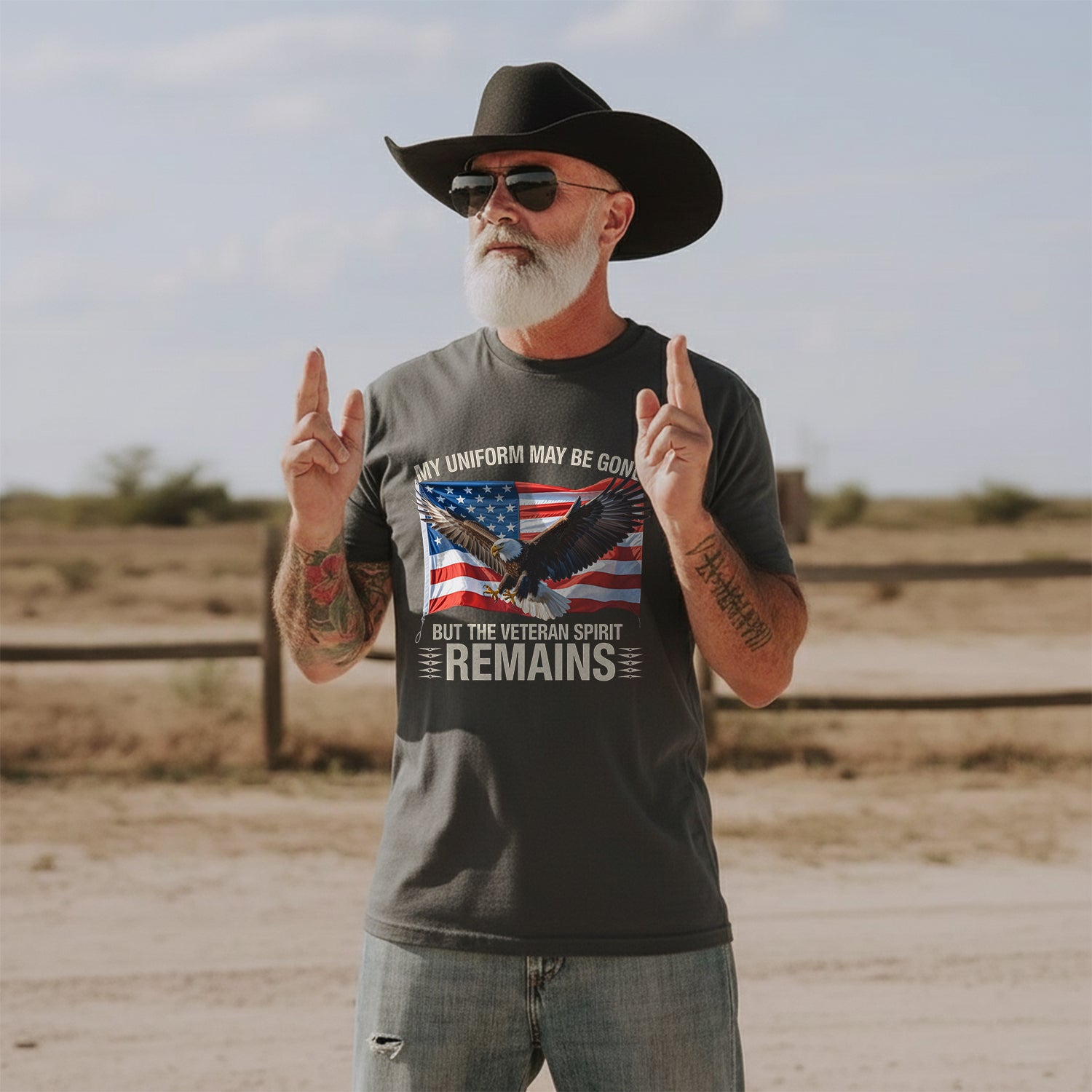 My Uniform’s Gone but the Veteran Lives On T-Shirt