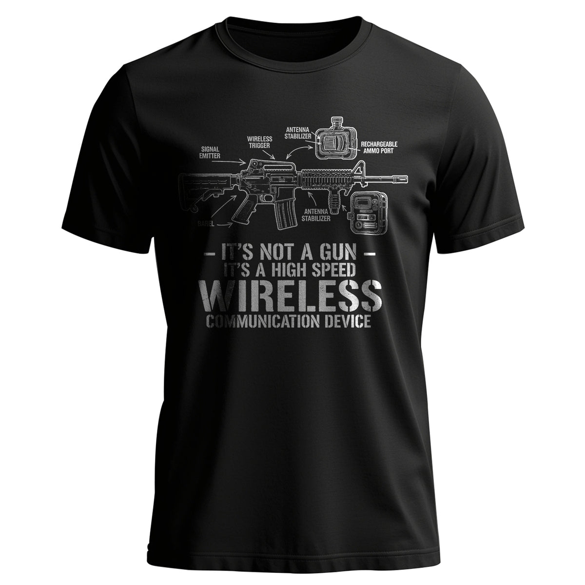 It’s Not a Gun It’s a High Speed Wireless T-Shirt Main image