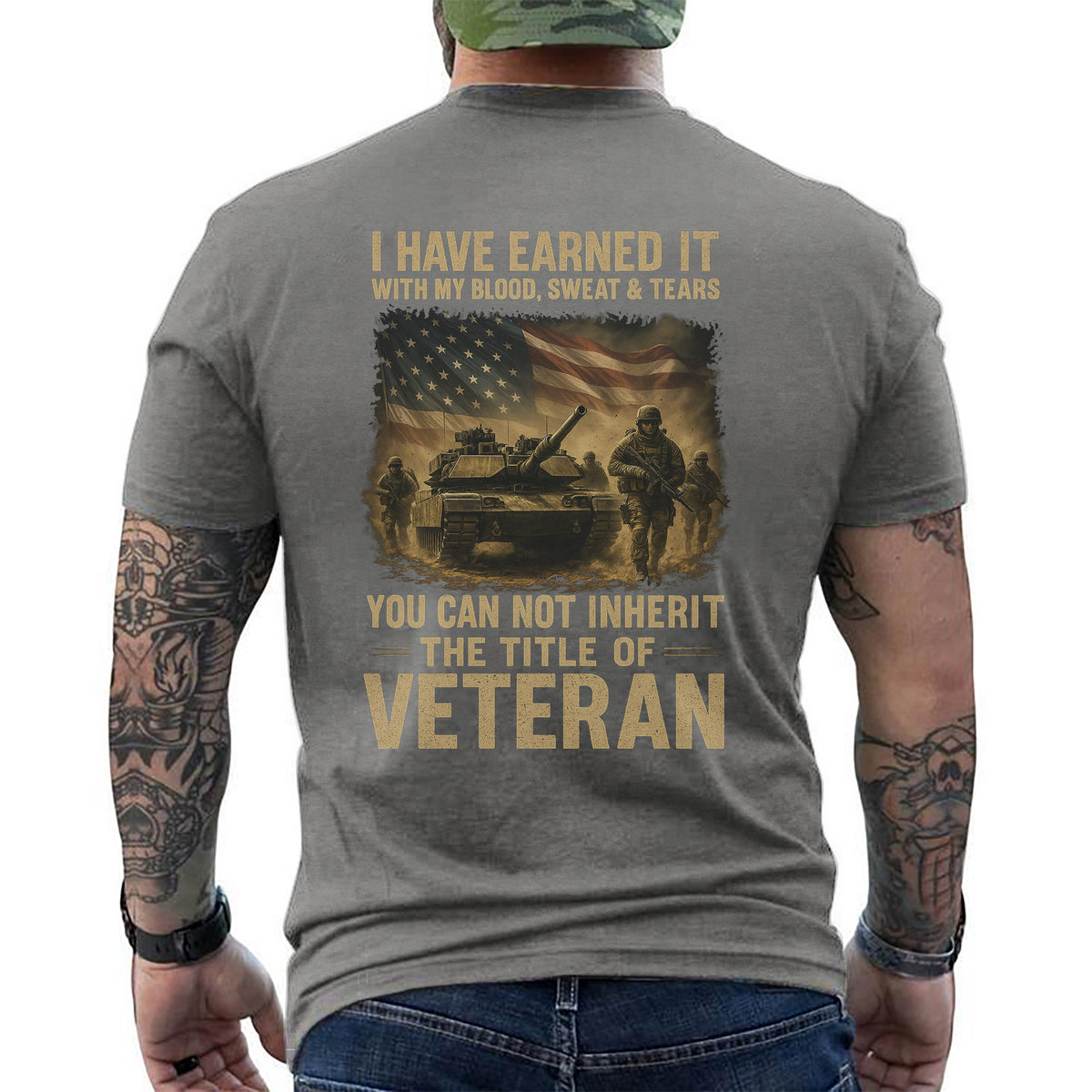 Earned with Blood Sweat and Tears You T-Shirt