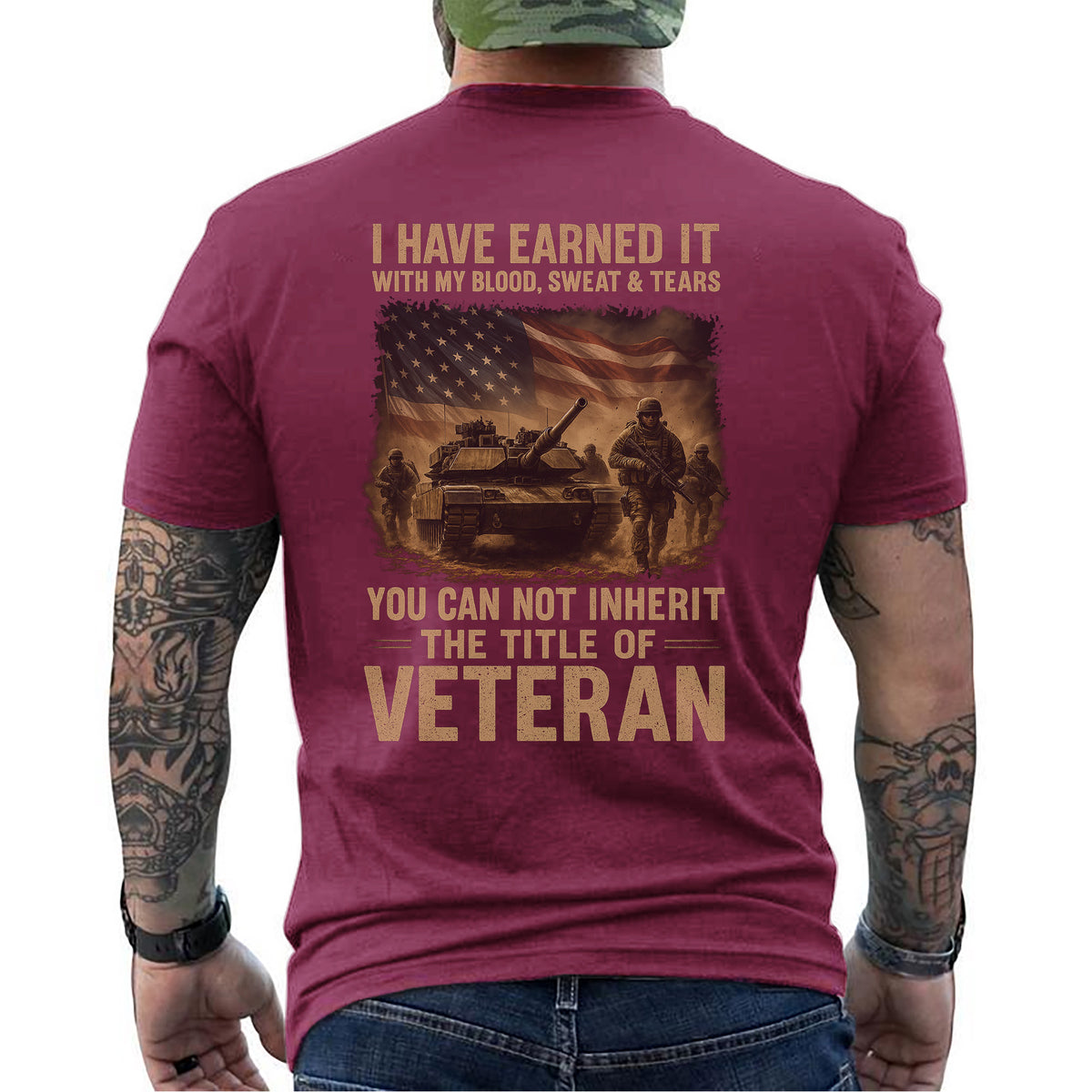 Earned with Blood Sweat and Tears You T-Shirt
