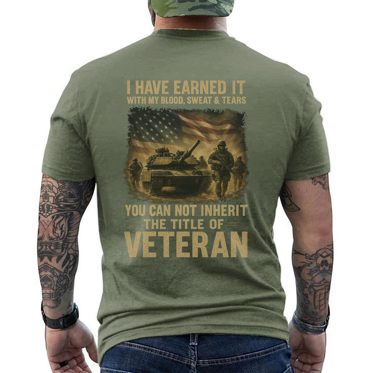 Earned with Blood Sweat and Tears You T-Shirt