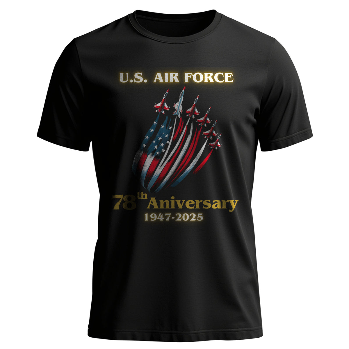 US Air Force 78th Anniversary 1947–2025 T-Shirt Main image