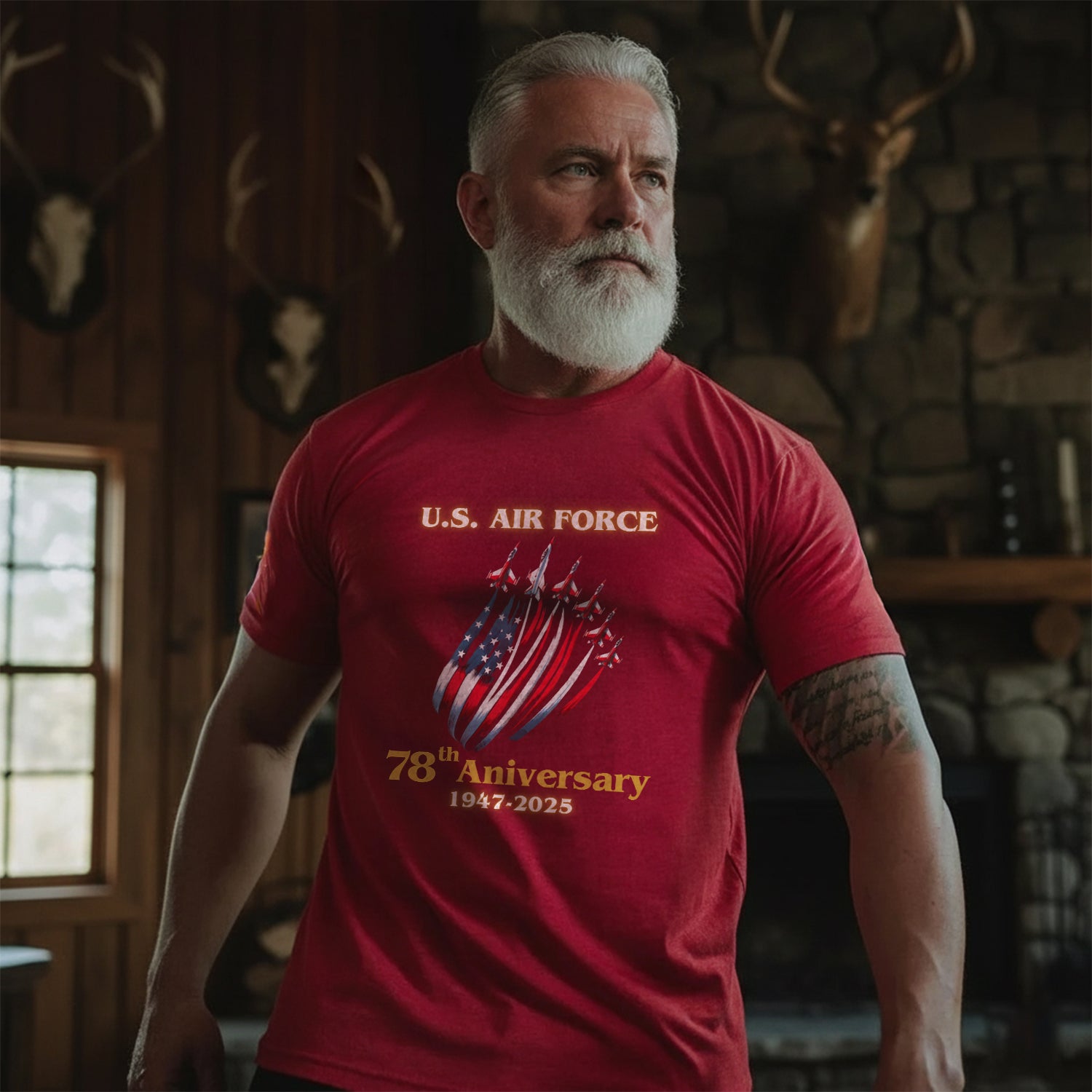 US Air Force 78th Anniversary 1947–2025 T-Shirt Secondary image